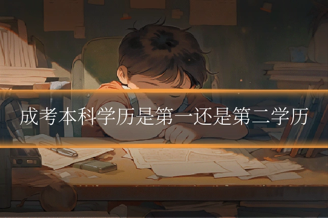 成考本科学历是第一还是第二学历