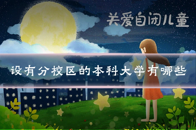 设有分校区的本科大学有哪些