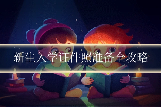 新生入学证件照准备全攻略