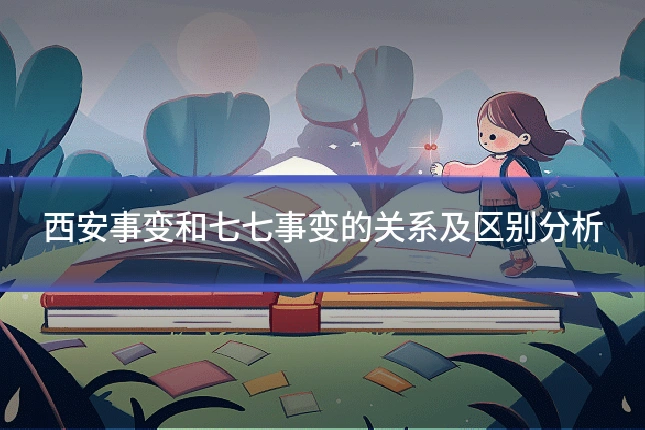 西安事变和七七事变的关系及区别分析