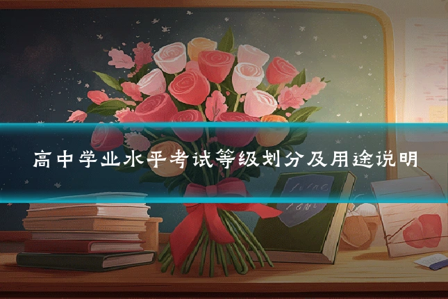 高中学业水平考试等级划分及用途说明