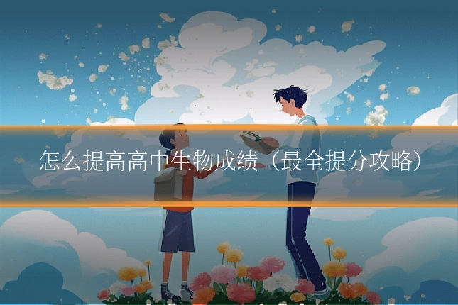 怎么提高高中生物成绩(最全提分攻略)