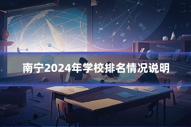 南宁2024年学校排名情况说明