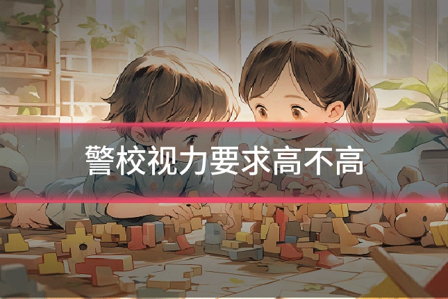 警校视力要求高不高