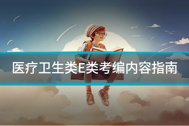 医疗卫生类E类考编内容指南