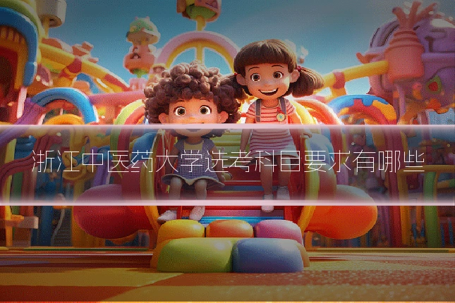 浙江中医药大学选考科目要求有哪些