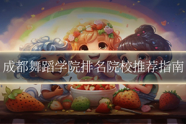 成都舞蹈学院排名院校推荐指南