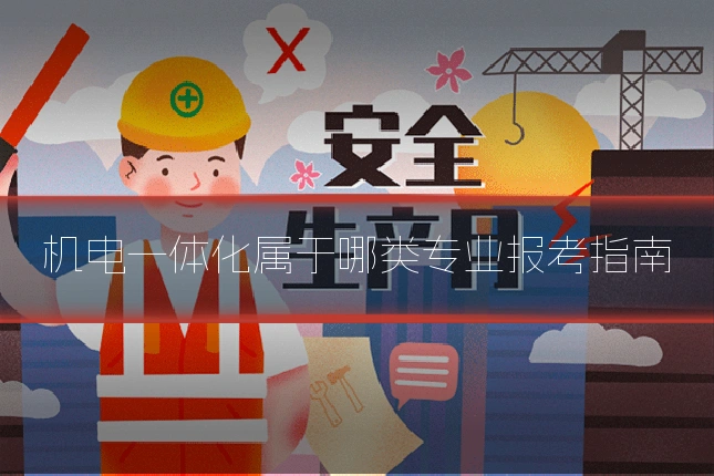 机电一体化属于哪类专业报考指南
