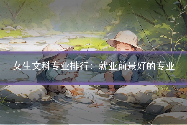 女生文科专业排行:就业前景好的专业