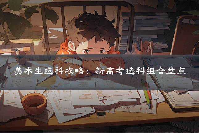 美术生选科攻略:新高考选科组合盘点