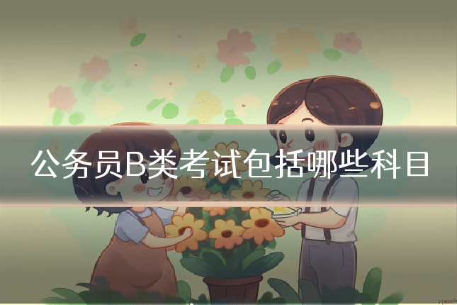 公务员B类考试包括哪些科目