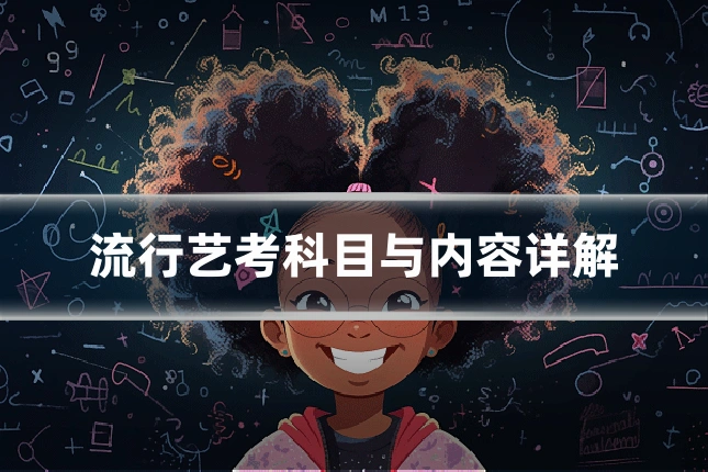 流行艺考科目与内容详解