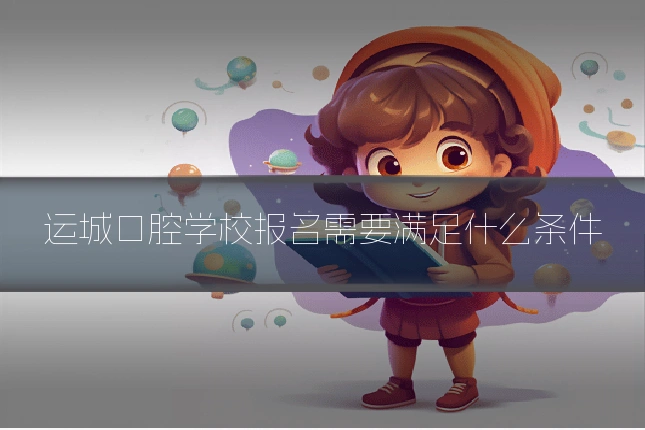 运城口腔学校报名需要满足什么条件