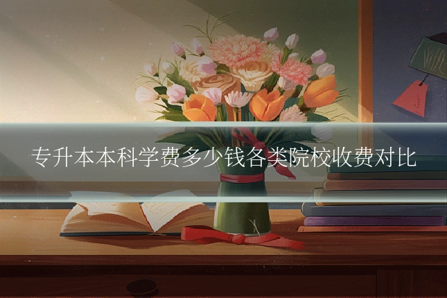 专升本本科学费多少钱各类院校收费对比