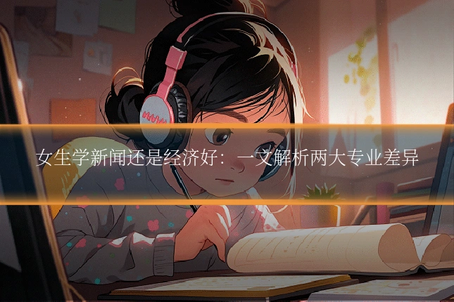 女生学新闻还是经济好：一文解析两大专业差异