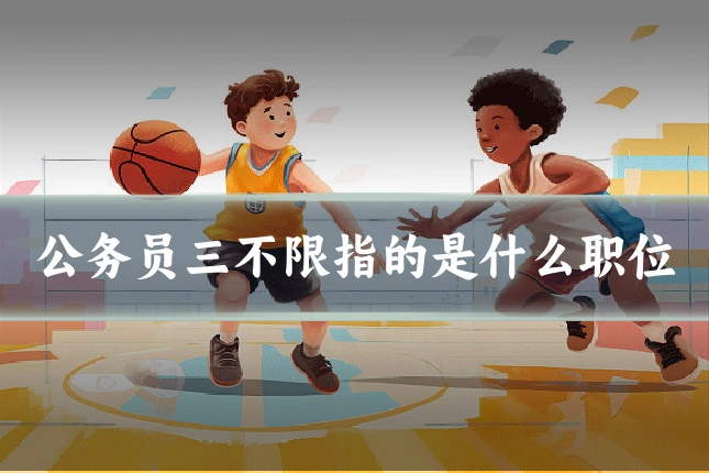 公务员三不限指的是什么职位