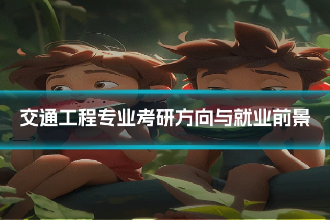 交通工程专业考研方向与就业前景