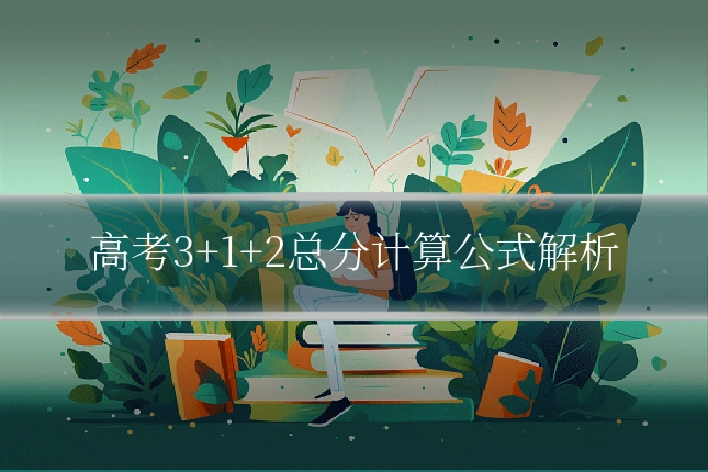 高考3+1+2总分计算公式解析