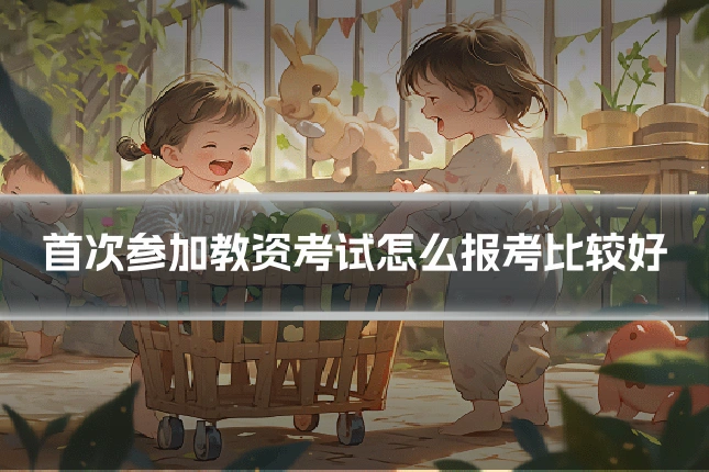 首次参加教资考试怎么报考比较好