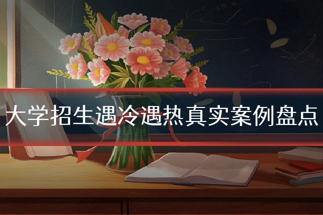 大学招生遇冷遇热真实案例盘点