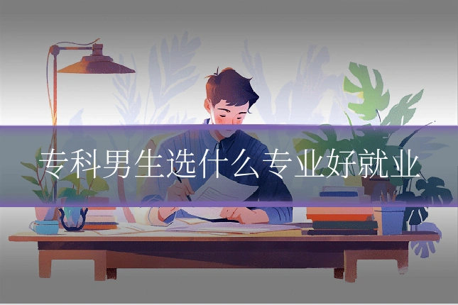 专科男生选什么专业好就业
