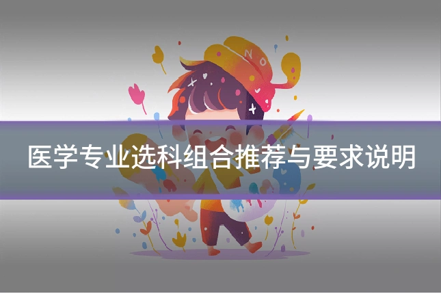 医学专业选科组合推荐与要求说明