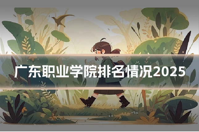 广东职业学院排名情况2025