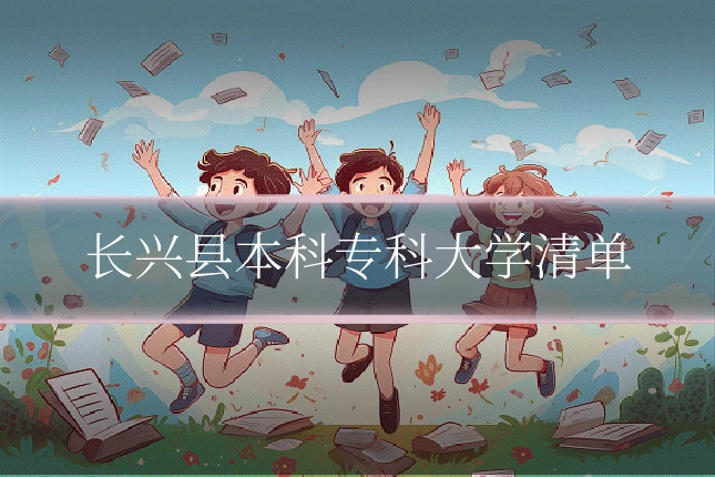 长兴县本科专科大学清单