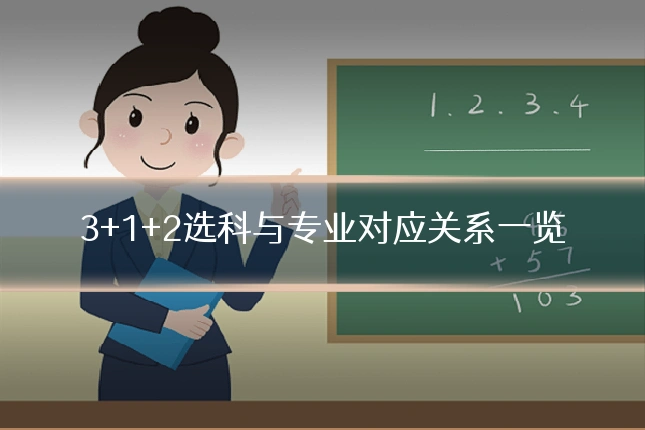 3+1+2选科与专业对应关系一览