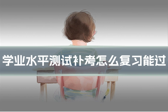 学业水平测试补考怎么复习能过