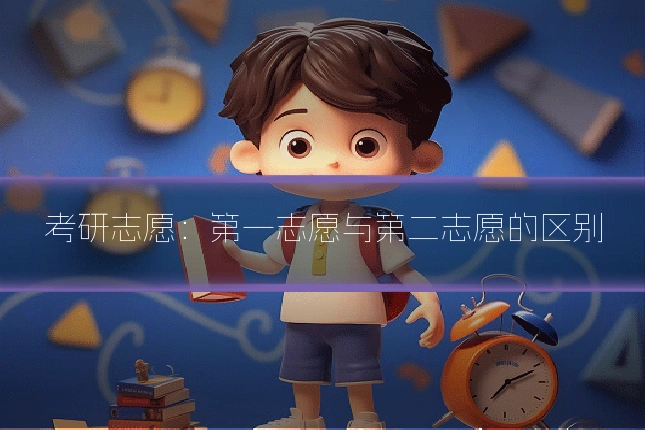 考研志愿:第一志愿与第二志愿的区别