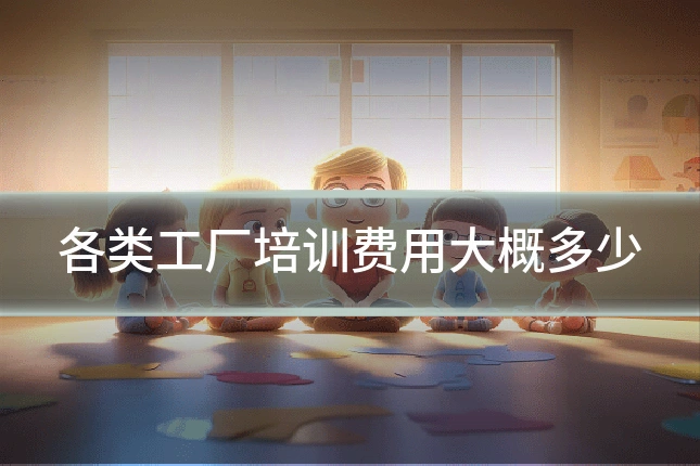 各类工厂培训费用大概多少