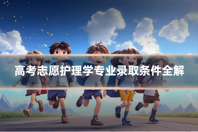 高考志愿护理学专业录取条件全解