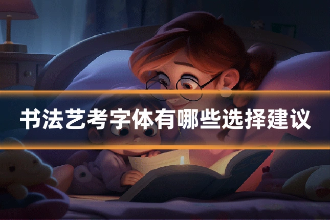 书法艺考字体有哪些选择建议