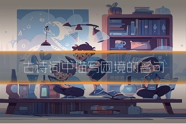古诗词中描写困境的名句