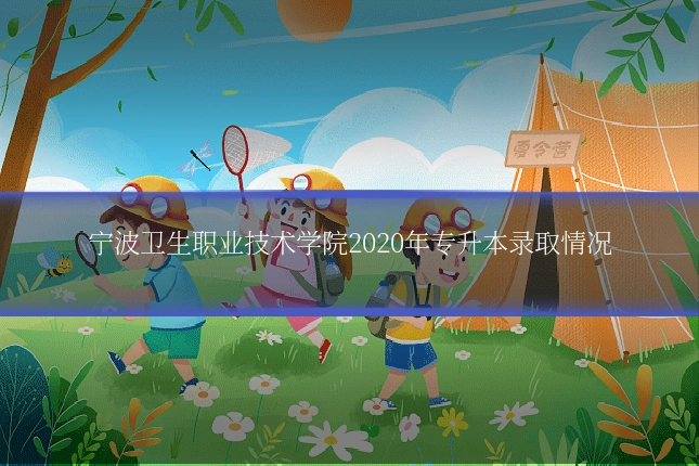 宁波卫生职业技术学院2020年专升本录取情况