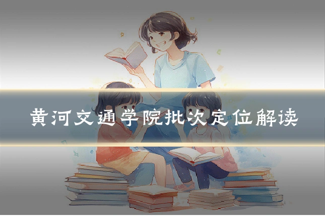 黄河交通学院批次定位解读