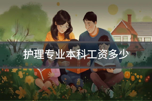 护理专业本科工资多少