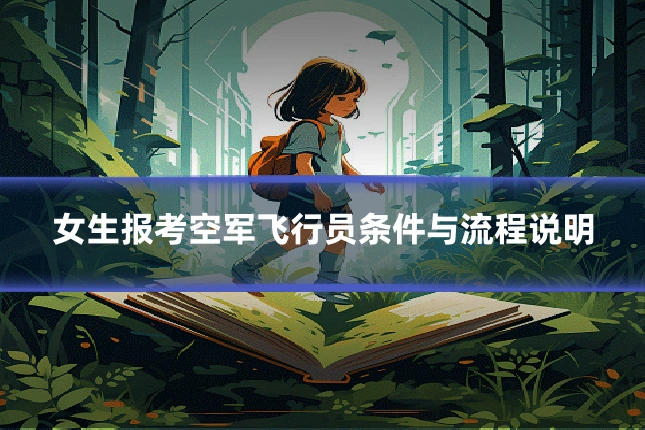 女生报考空军飞行员条件与流程说明