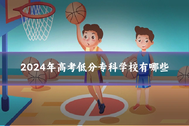 2024年高考低分专科学校有哪些
