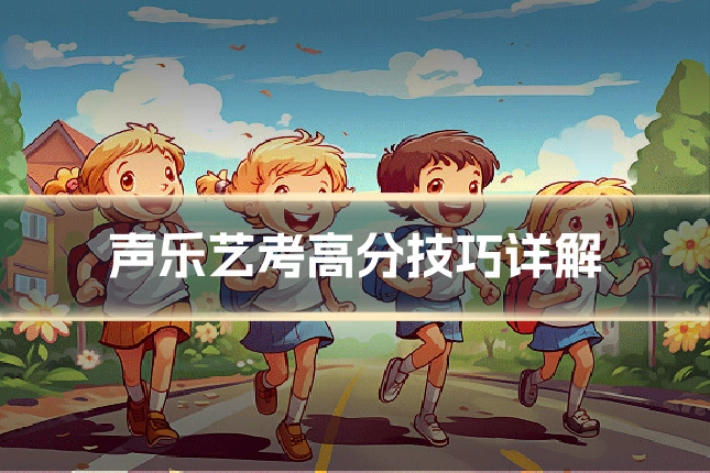 声乐艺考高分技巧详解
