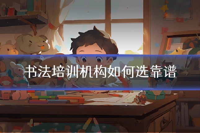 书法培训机构如何选靠谱