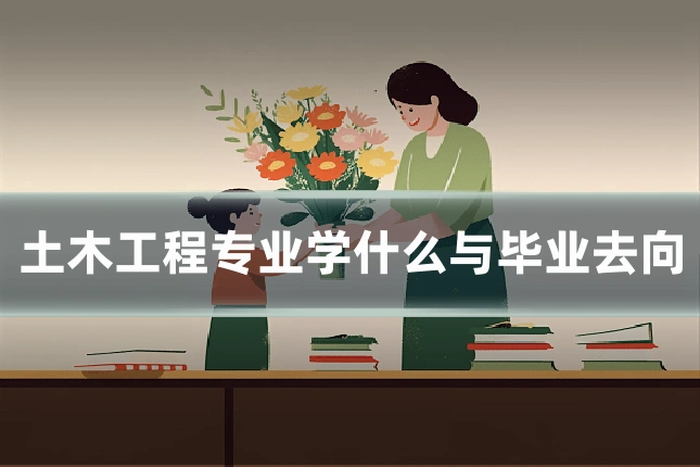 土木工程专业学什么与毕业去向