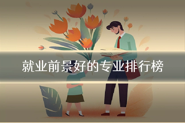 就业前景好的专业排行榜