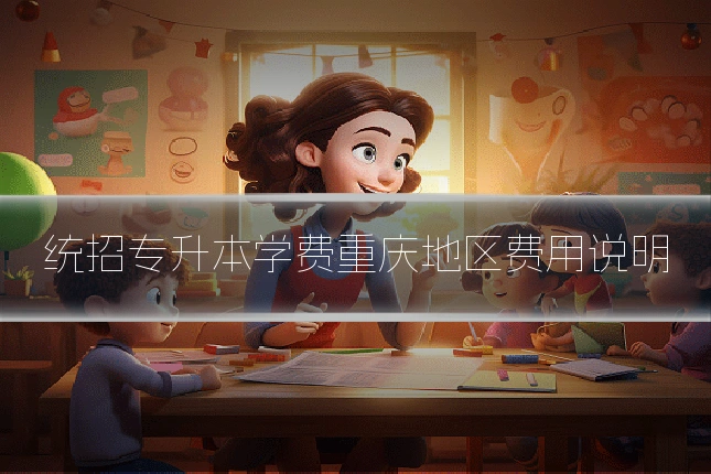 统招专升本学费重庆地区费用说明