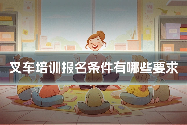叉车培训报名条件有哪些要求