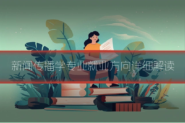 新闻传播学专业就业方向详细解读