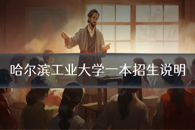 哈尔滨工业大学一本招生说明
