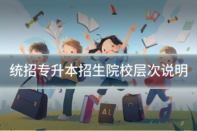 统招专升本招生院校层次说明