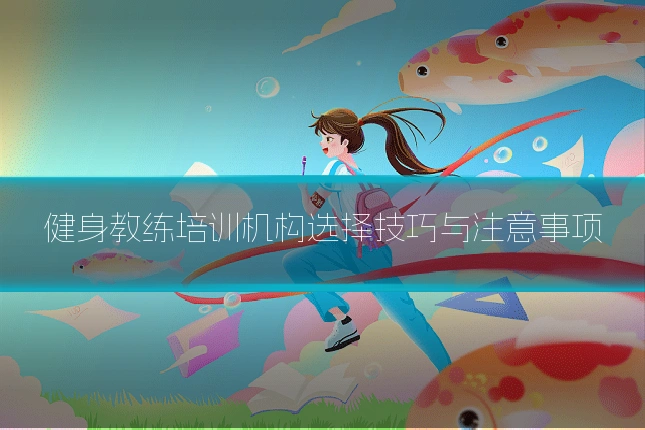 健身教练培训机构选择技巧与注意事项